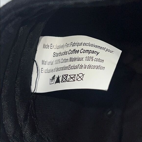 STARBUCKS Black Cotton Baseball Cap Hat-OS - Picture 8 of 8